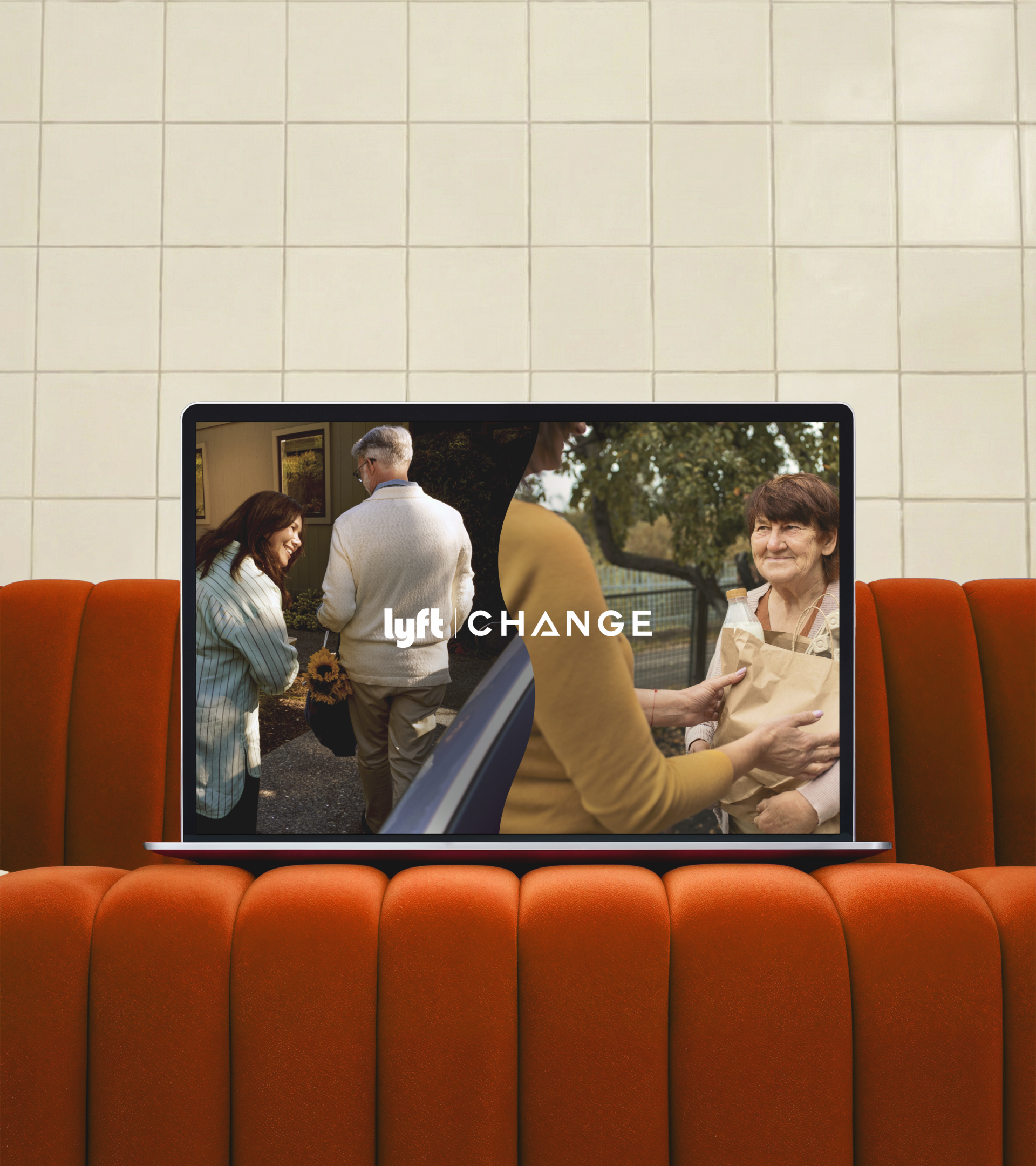 UI card displaying energy consumption data on a light fabric background